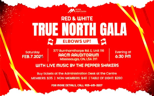 Red & White True North Gala: Elbows Up! image source: AACM